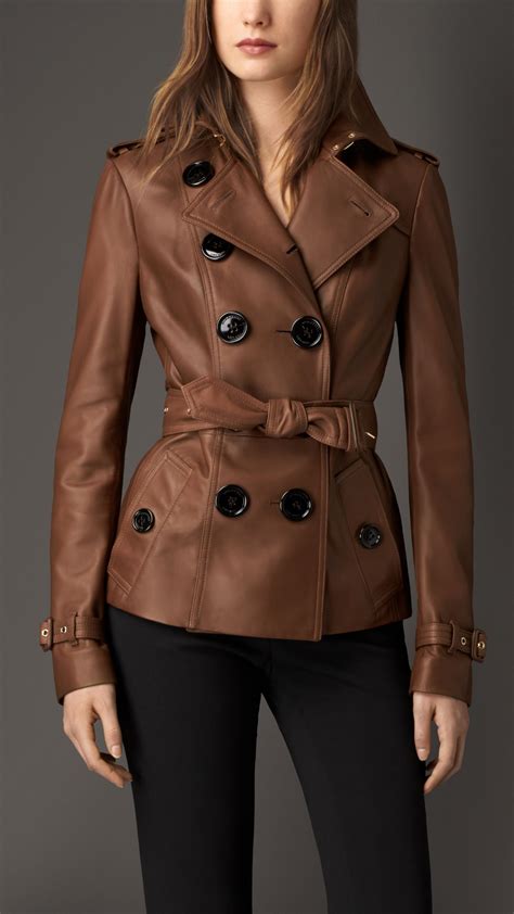 burberry leather jackets ladies|burberry leather jacket women's.